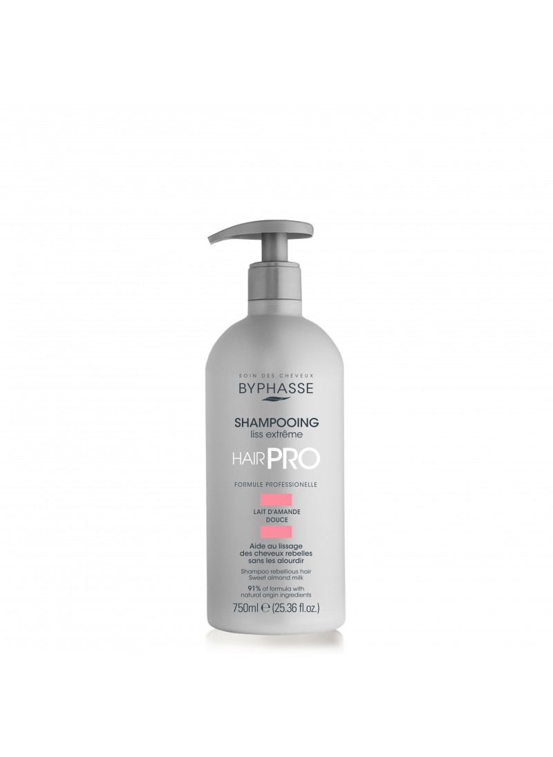 BYPHASSE HAIR PRO LISS EXTREME SHAMPOO REBELLIOUS 750ML