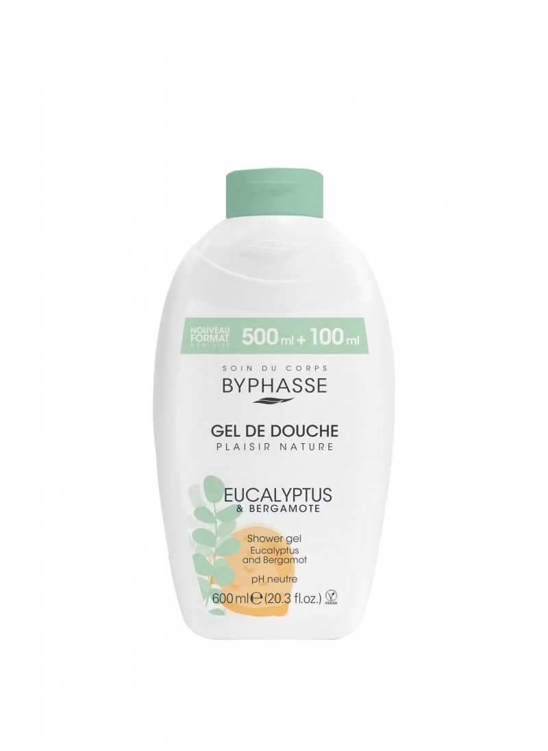 BYPHASSE PLAISIR SHOWER GEL EUCALYPTUS BERGAMOT 60...