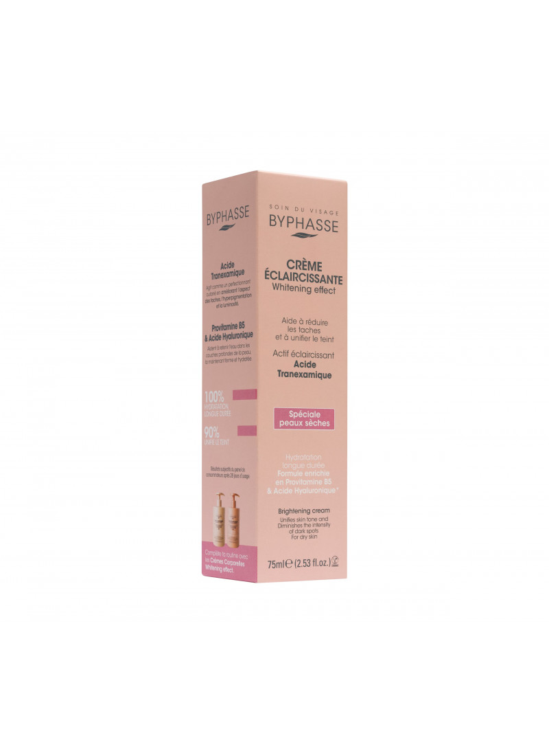 BYPHASSE WHITENING EFFECT FACE CREAM  DRY SKIN 75M...