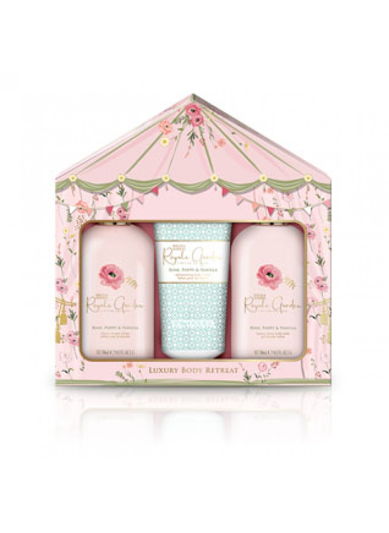 Baylis & Harding Royale Garden Rose, Poppy & Vanilla Luxury Body Retreat Gift Set