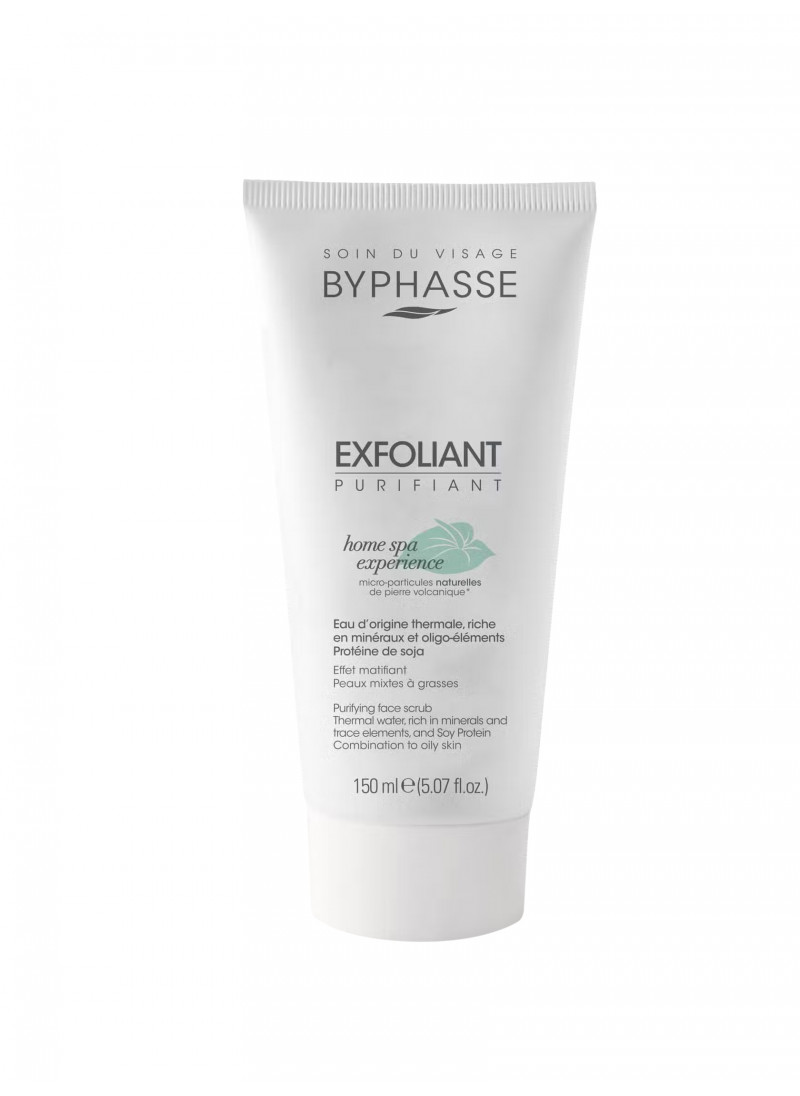 BYPHASSE HOME  SPA EXPERIENCE PURIFYING FACE SCRUB COMBINATION & OILY SKINS 150ML