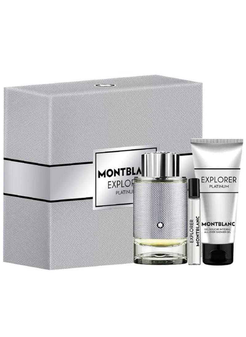 MONT BLANC EXPLORER PLATINUM TP SET EDP100+7.5+SG1...
