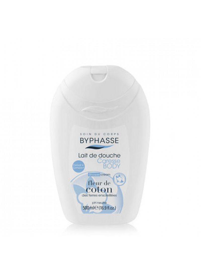 BYPHASSE CARESSE SHOWER LOTION COTTON FLOWER 500ML