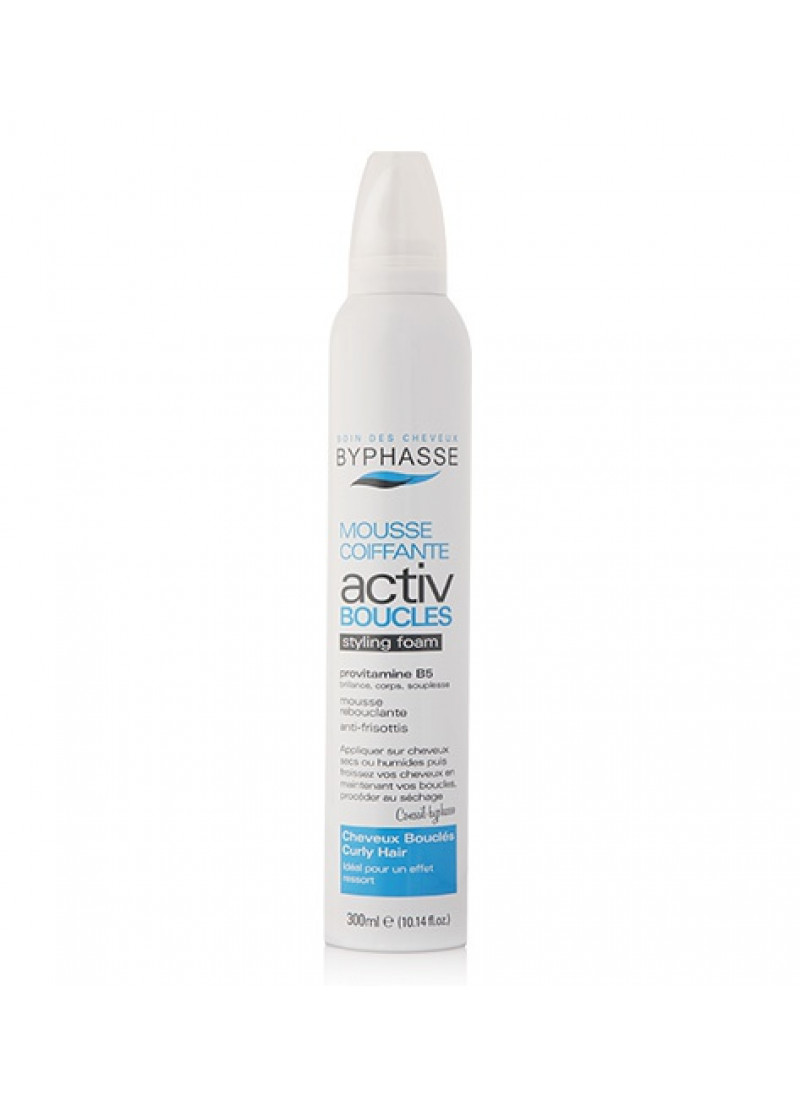 BYPHASSE STYLING FOAM ACTIV BOUCLES CURLY HAIR 300ML