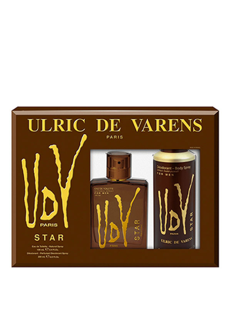 ULRIC DE VARENS STAR COFFRET SET EDT 100ML PERFUME...