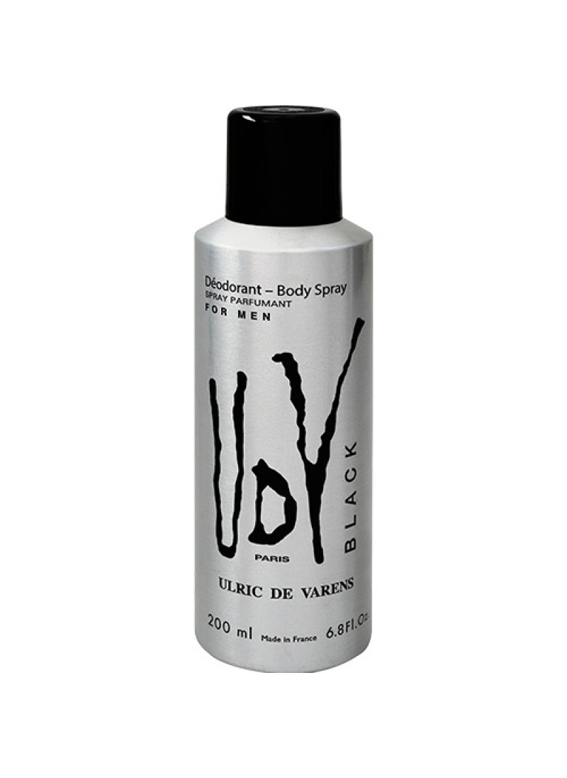 ULRIC DE VARENS BLACK PERFUMED DEODORANT SPRAY 200...